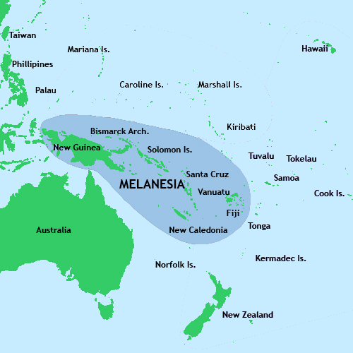 Peta Melanesia