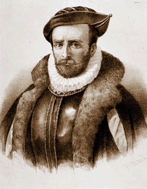 Álvaro de Mendaña de Neira (1542-1595), orang Eropah pertama yang melihat Kepulauan Solomon