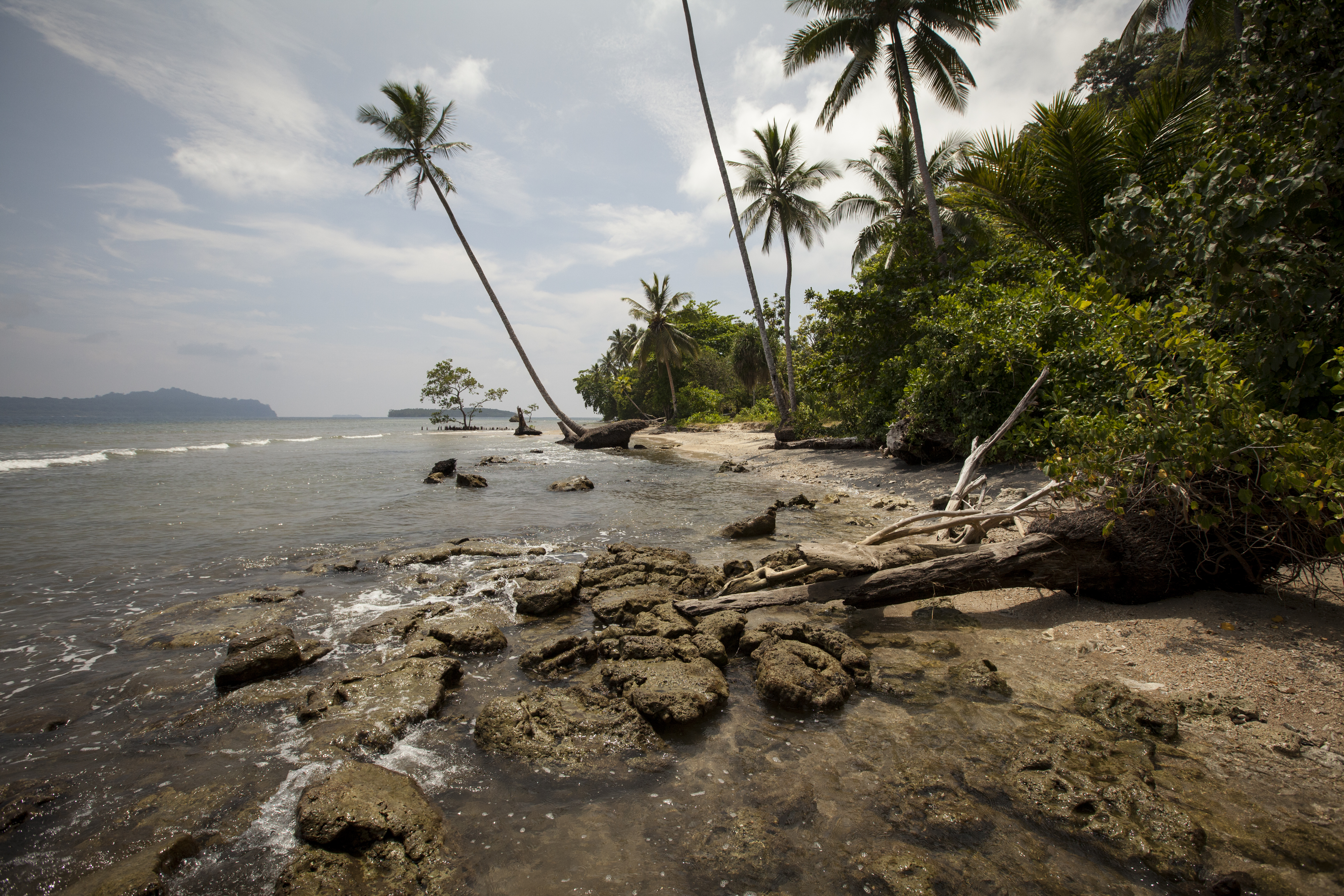Pantai tipikal Kepulauan Solomon