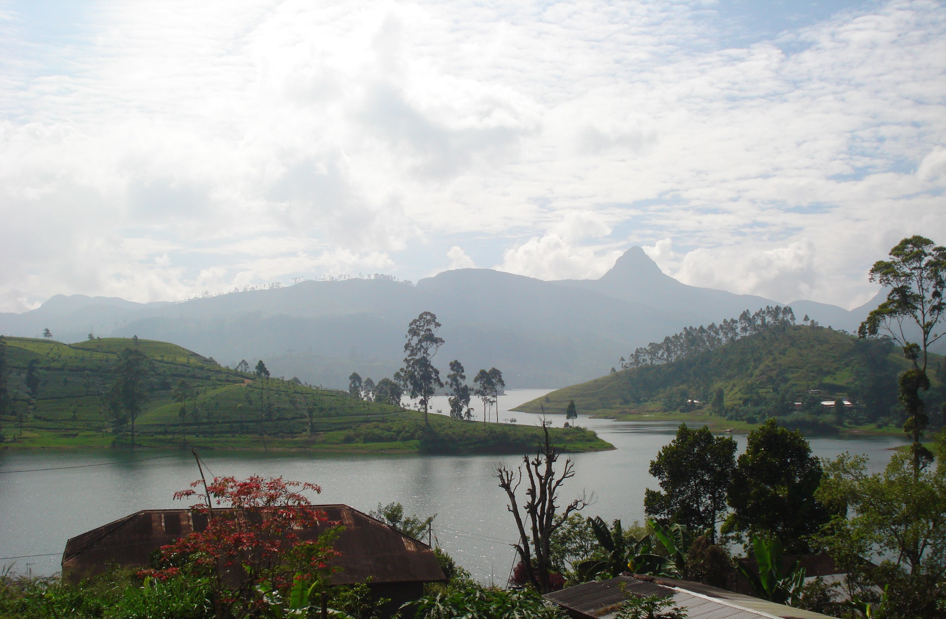 Pemandangan Sripada dari Maskeliya.