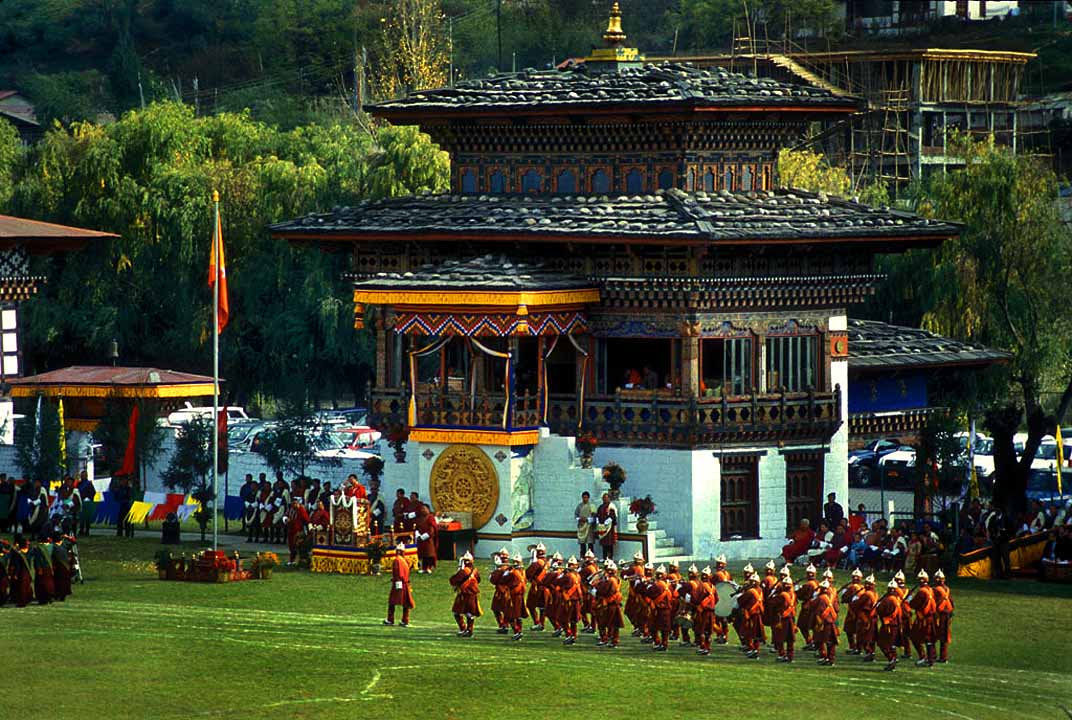 Stadion Changlimithang selama parade