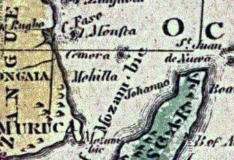 An 1808 map referring to the islands as