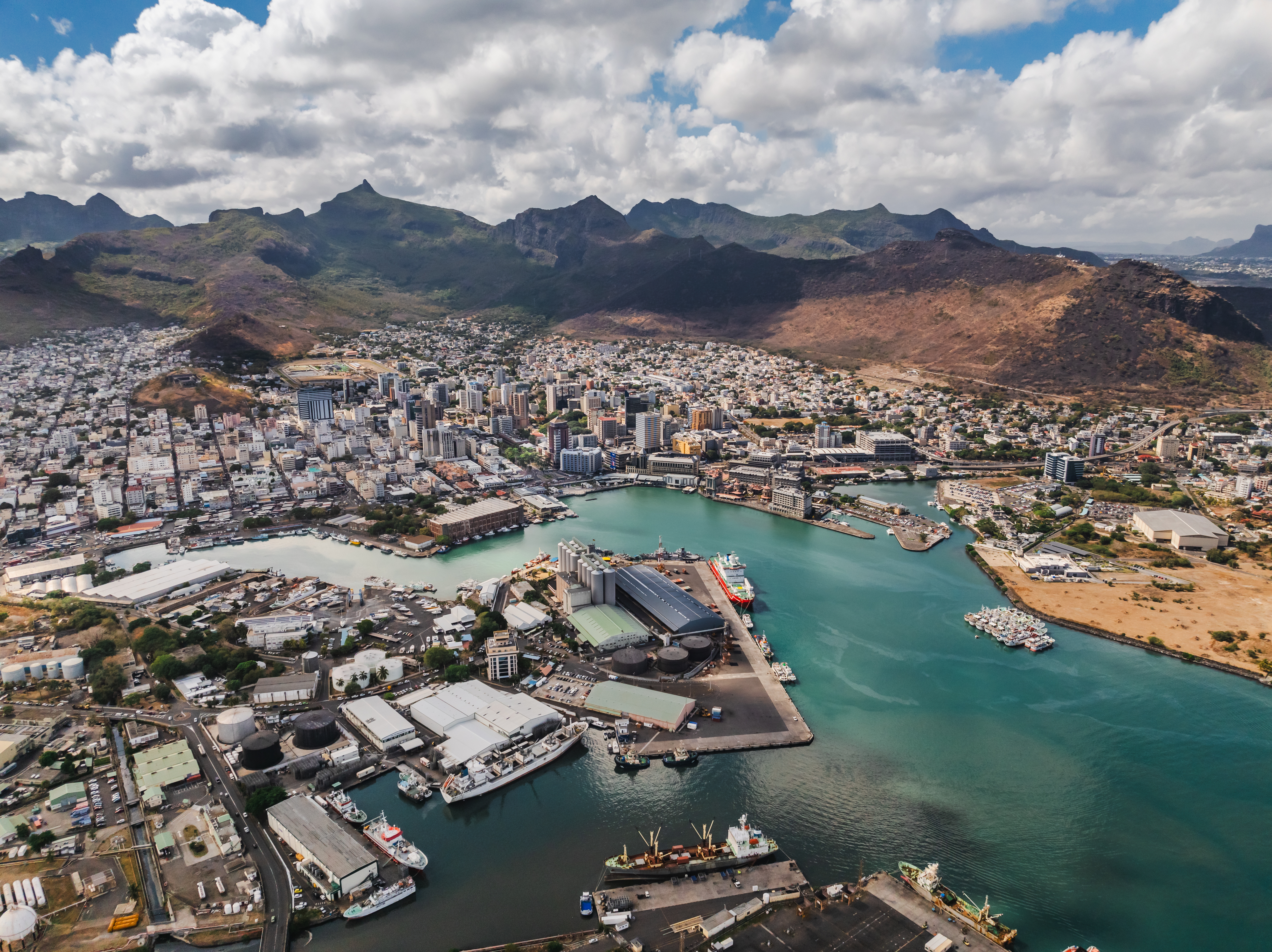 Port Louis, the capital of Mauritius, is a growing hub for international financial services.