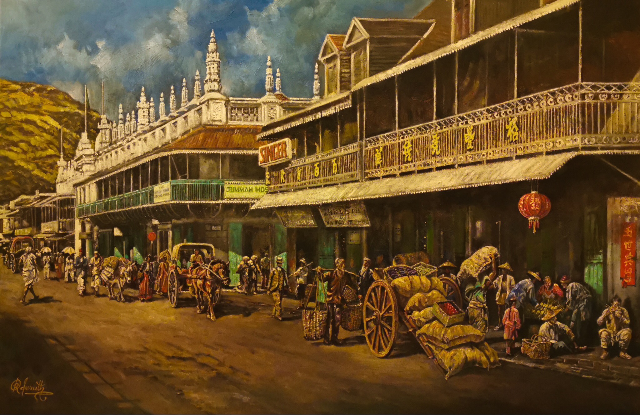 1860年代のチャイナタウン