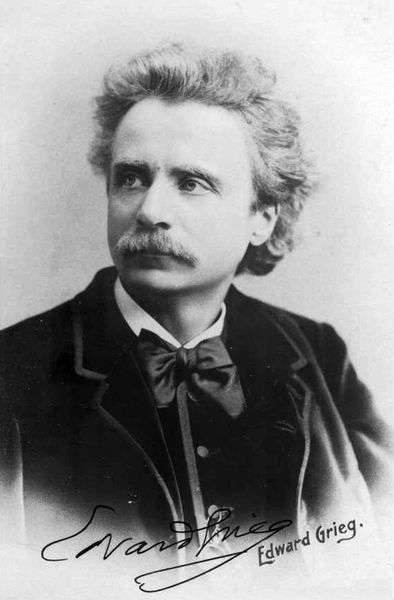 Edvard Grieg, Norway's most celebrated classical composer and pianist, known for incorporating Norwegian folk themes into his music.