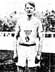 1908년 올림픽 게임에서의 찰스 베이컨 주니어