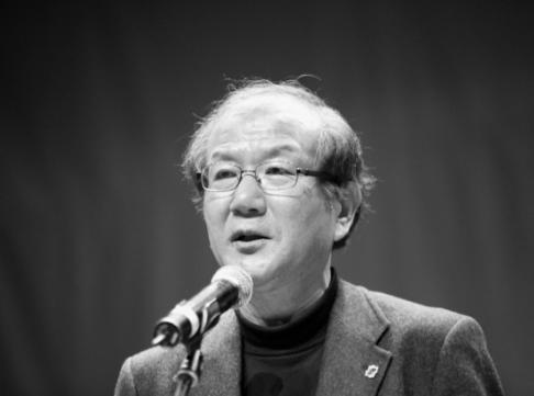 2012년 통합 당원 대회에서의 홍세화