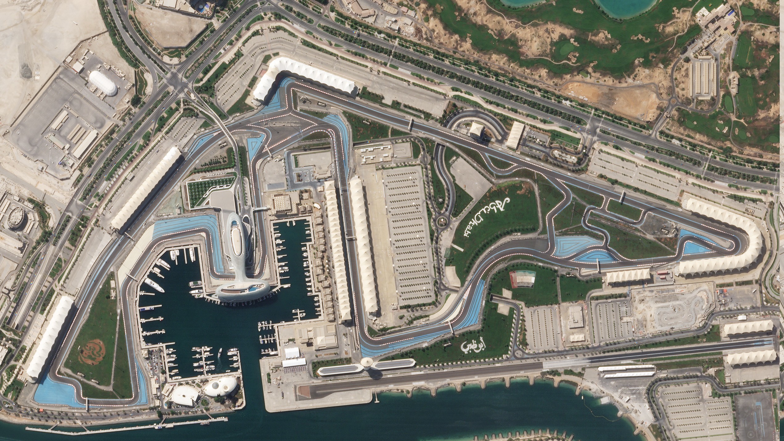 Sirkuit Yas Marina di Abu Dhabi