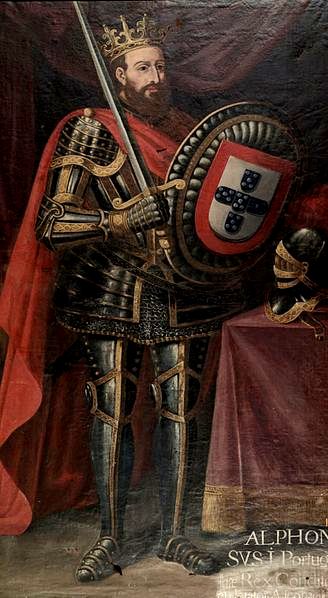 King Afonso I of Portugal, founder of the Kingdom of Portugal, who ruled from 1139 to 1185.