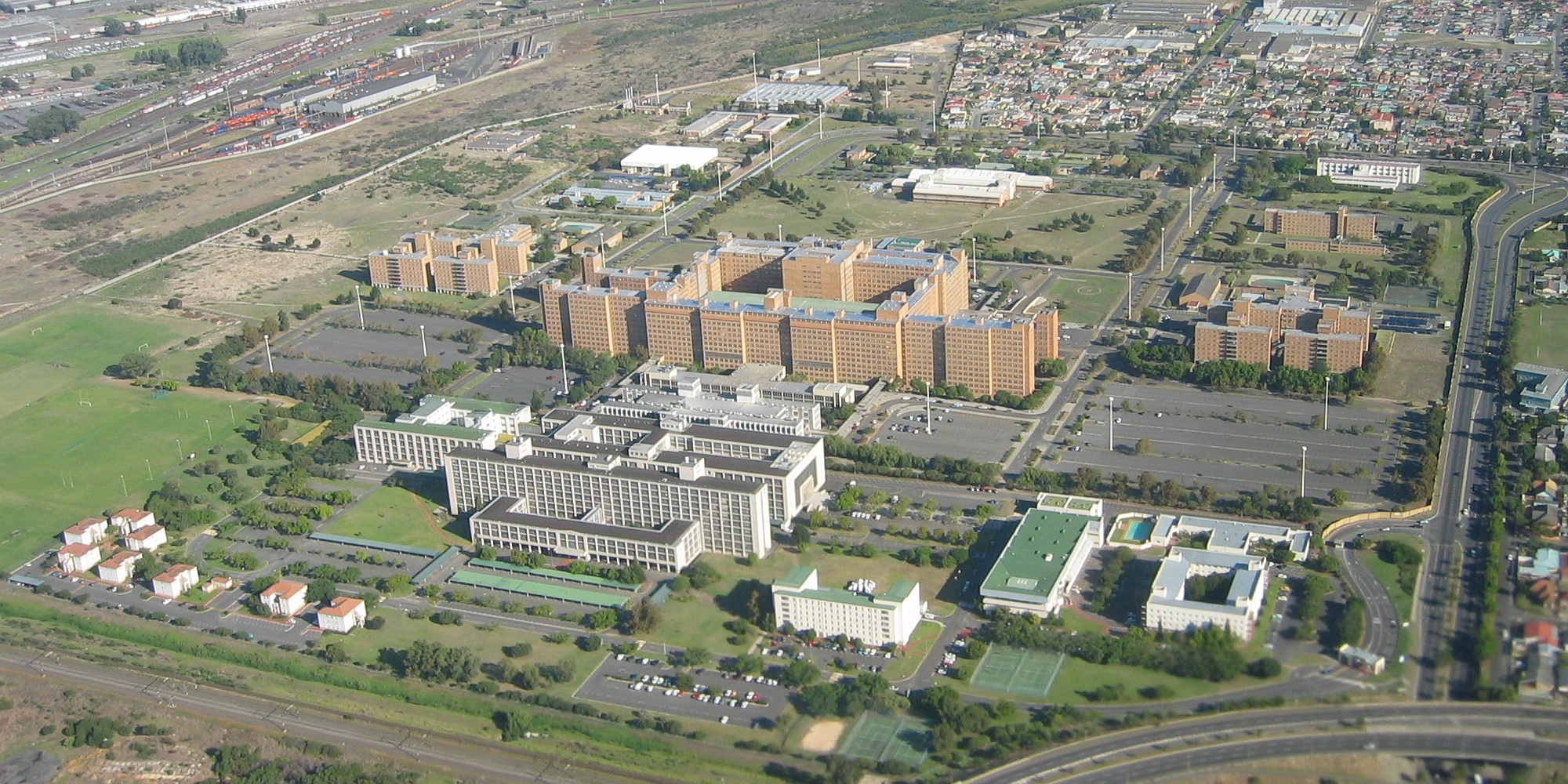 Bệnh viện Tygerberg ở Parow, Cape Town.