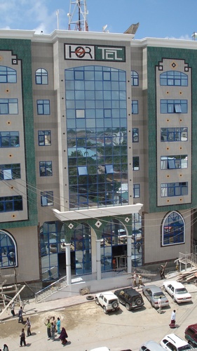 Tòa nhà Hormuud Telecom ở Mogadishu.