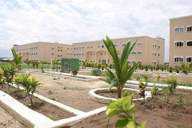 Khuôn viên chính của Đại học Mogadishu tại Mogadishu.