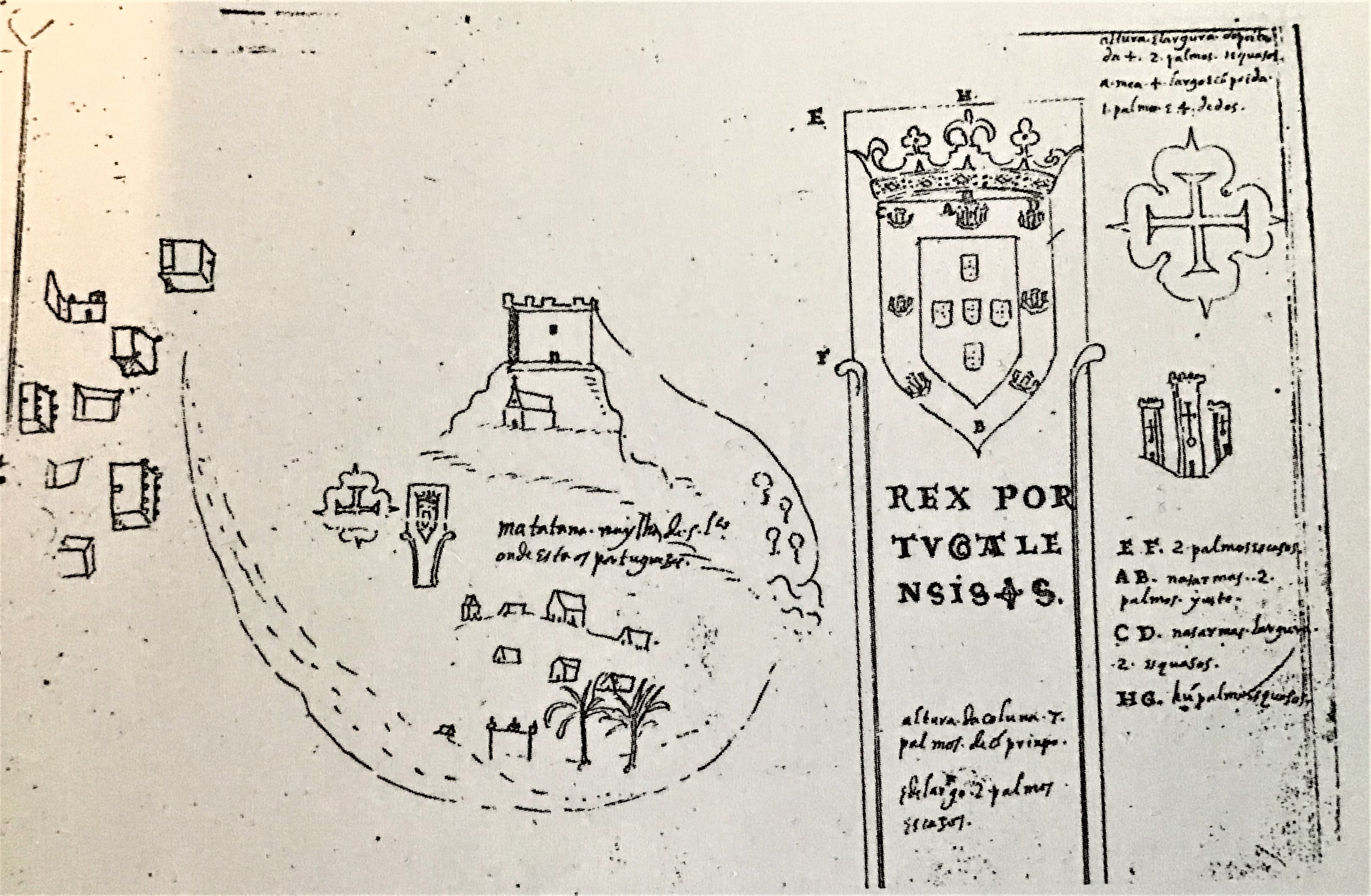 Matatana, direpresentasikan dalam sebuah gambar tahun 1613, mengenai pemukiman pada awal abad ke-16, dalam Buku Humberto Leitão.