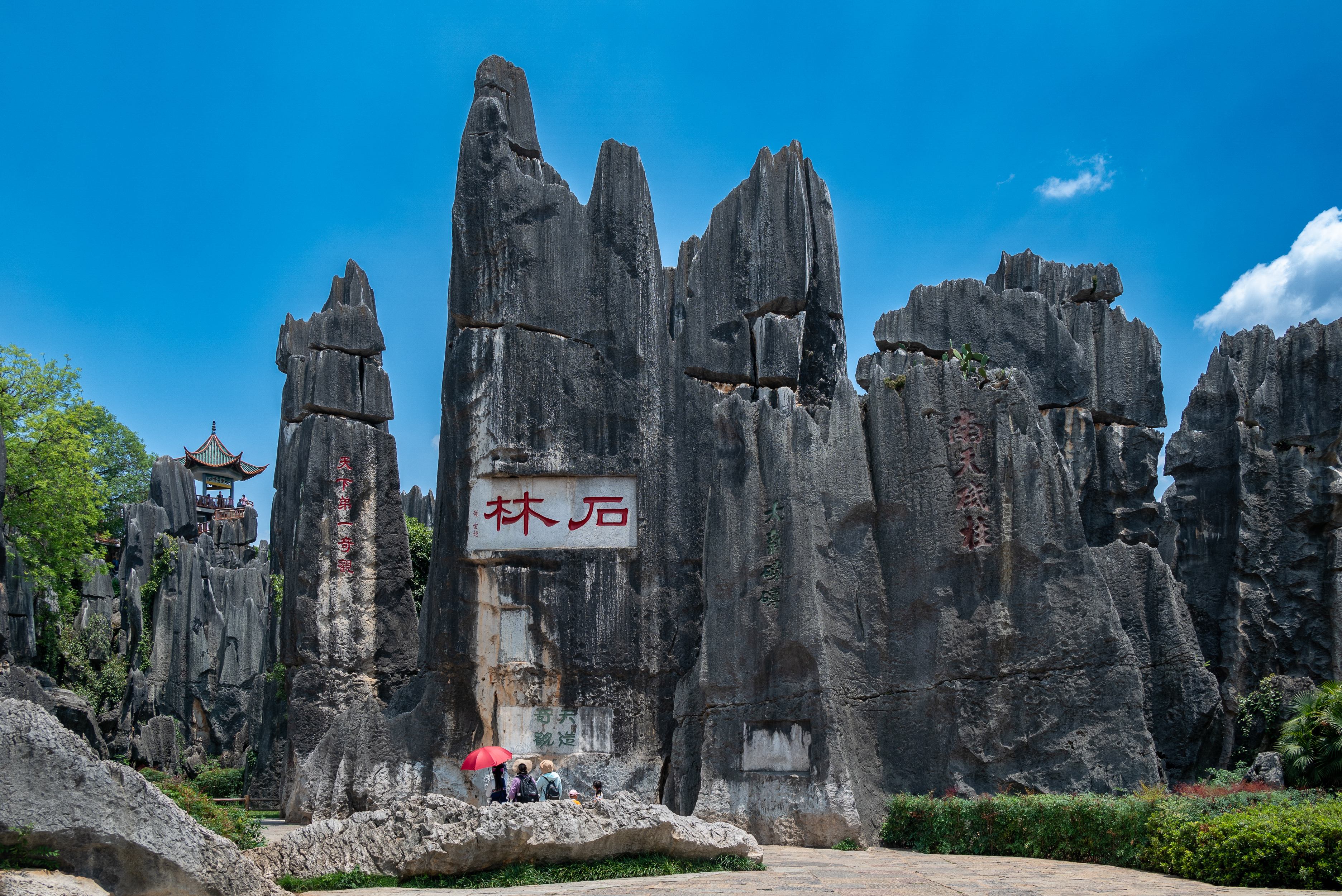 윈난성 스린의 돌숲