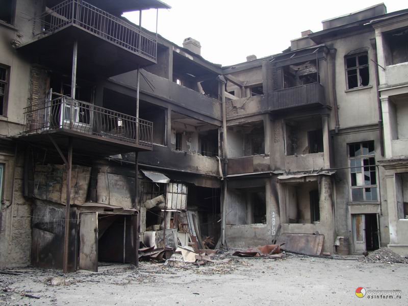 Tskhinvali vào tháng 8 năm 2008.