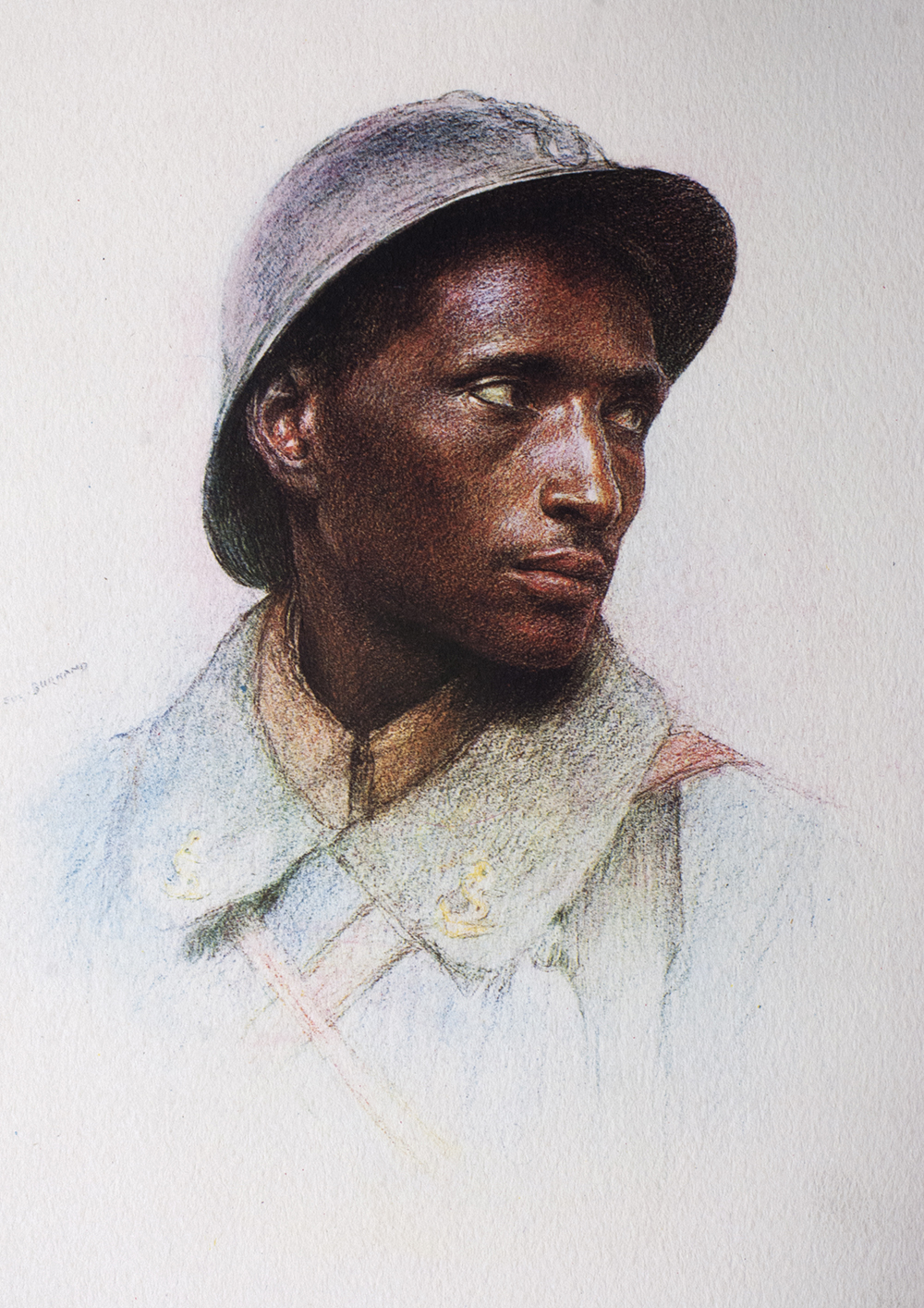 Ahmed Abokob, một lính tirailleur người Somali từ Djibouti, người đã tham gia Thế chiến I
