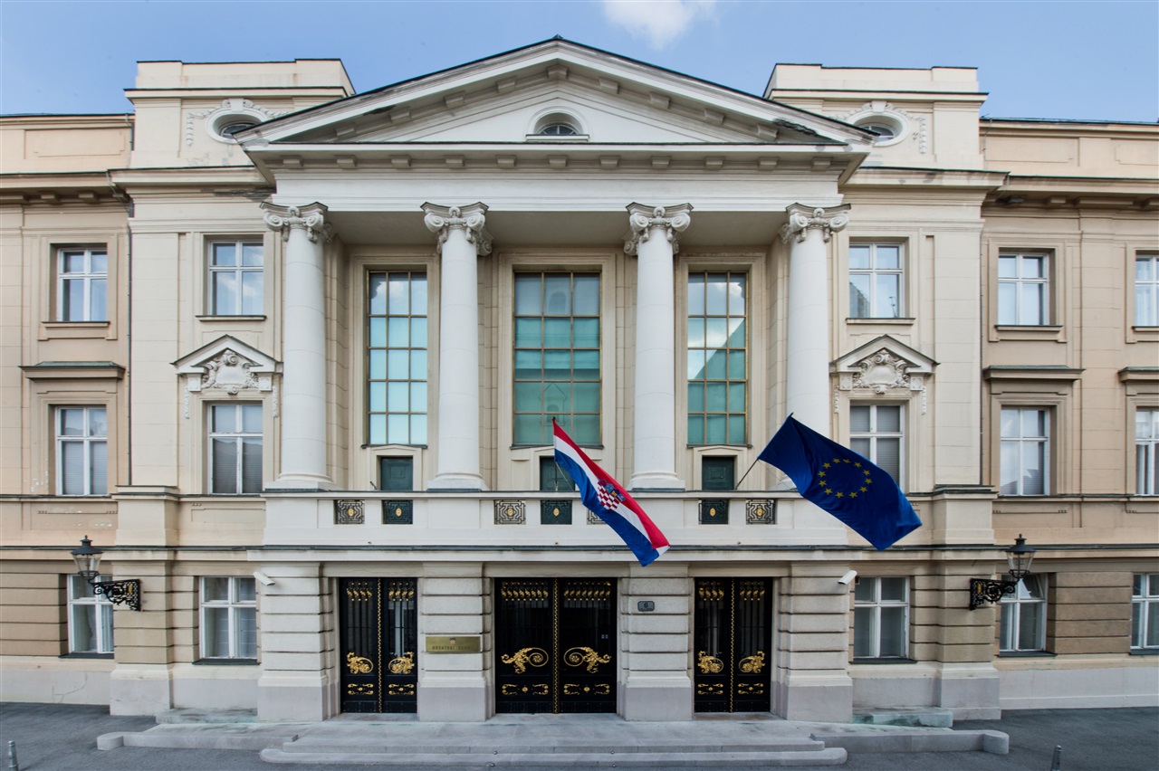 Parlemen Kroasia (Sabor) di Zagreb