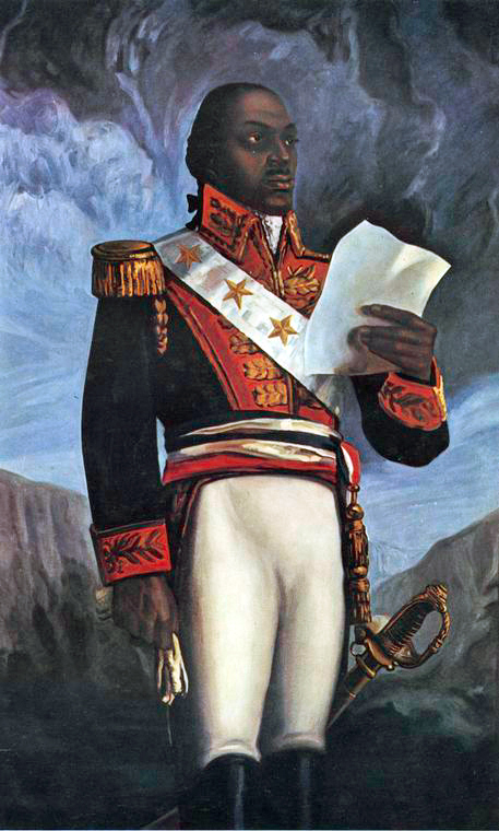 General Toussaint Louverture, a key leader of the Haitian Revolution.