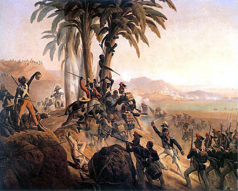 Battle between Polish troops in French service and the Haitian rebels. Many Polish soldiers later deserted the French and joined the Haitian cause.