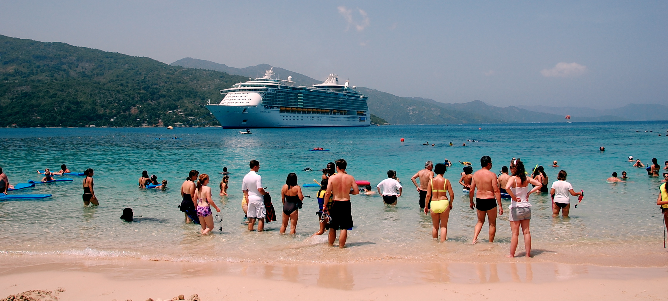 Labadee, a private resort leased by Royal Caribbean International, is a major cruise ship destination in Haiti, though it is largely isolated from the rest of the country.