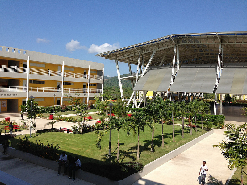 The main building of the Université Roi Henri Christophe campus in Limonade, an example of higher education infrastructure.