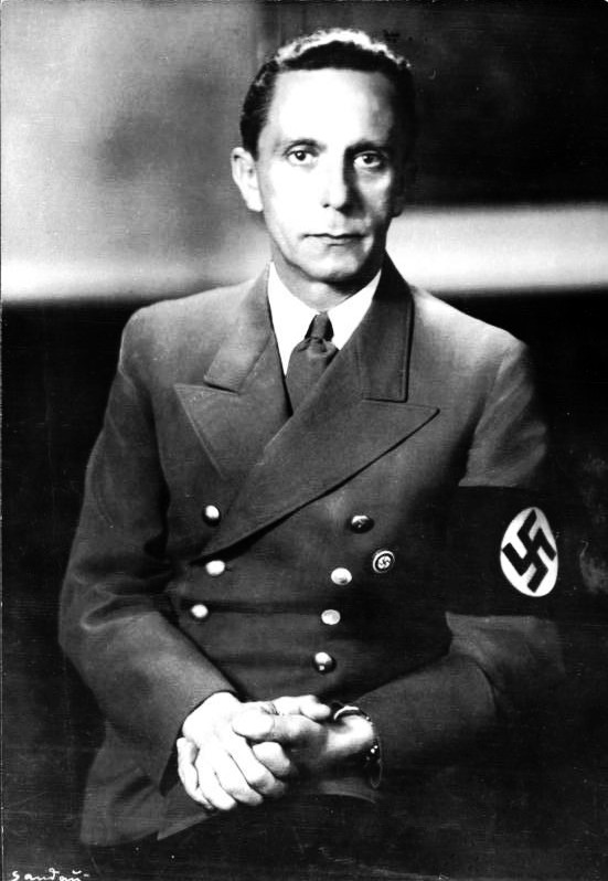 1942년의 요제프 괴벨스 선전부 장관