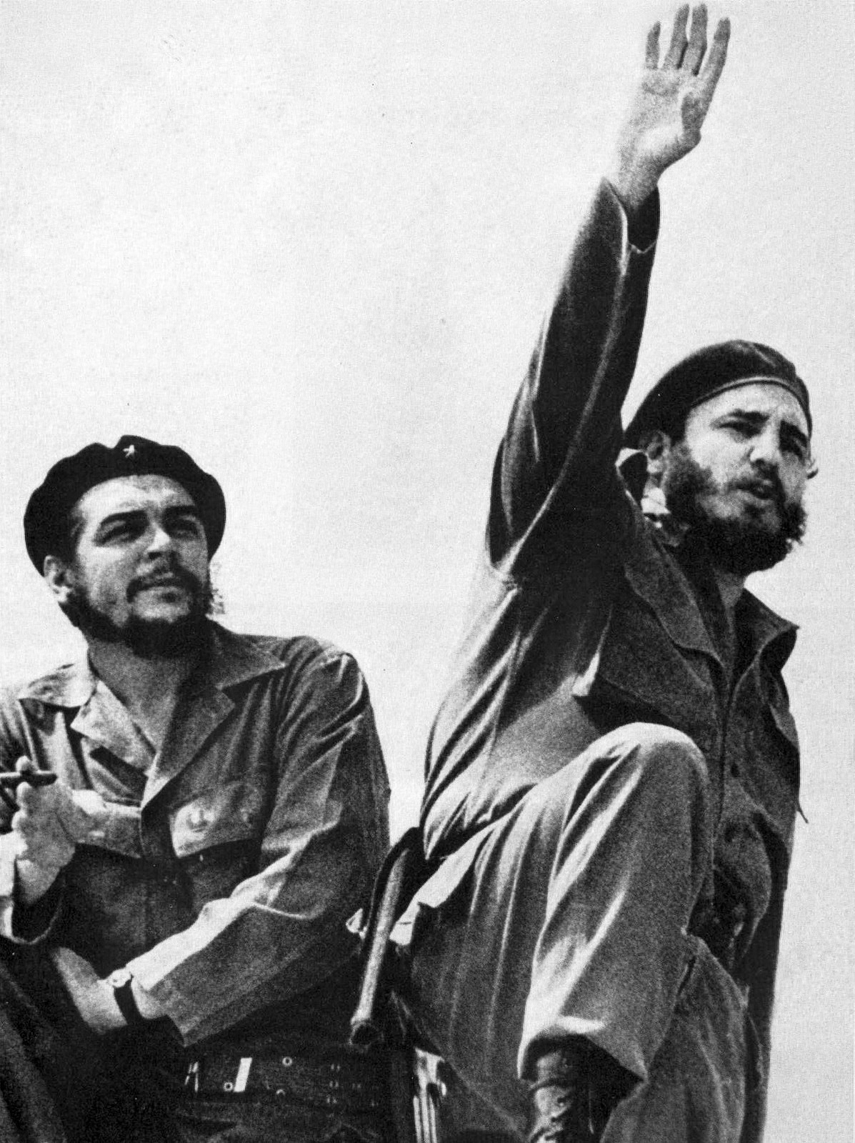 Che Guevara và Fidel Castro, chụp bởi Alberto Korda năm 1961