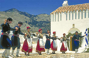 Penari Kreta dari musik rakyat tradisional