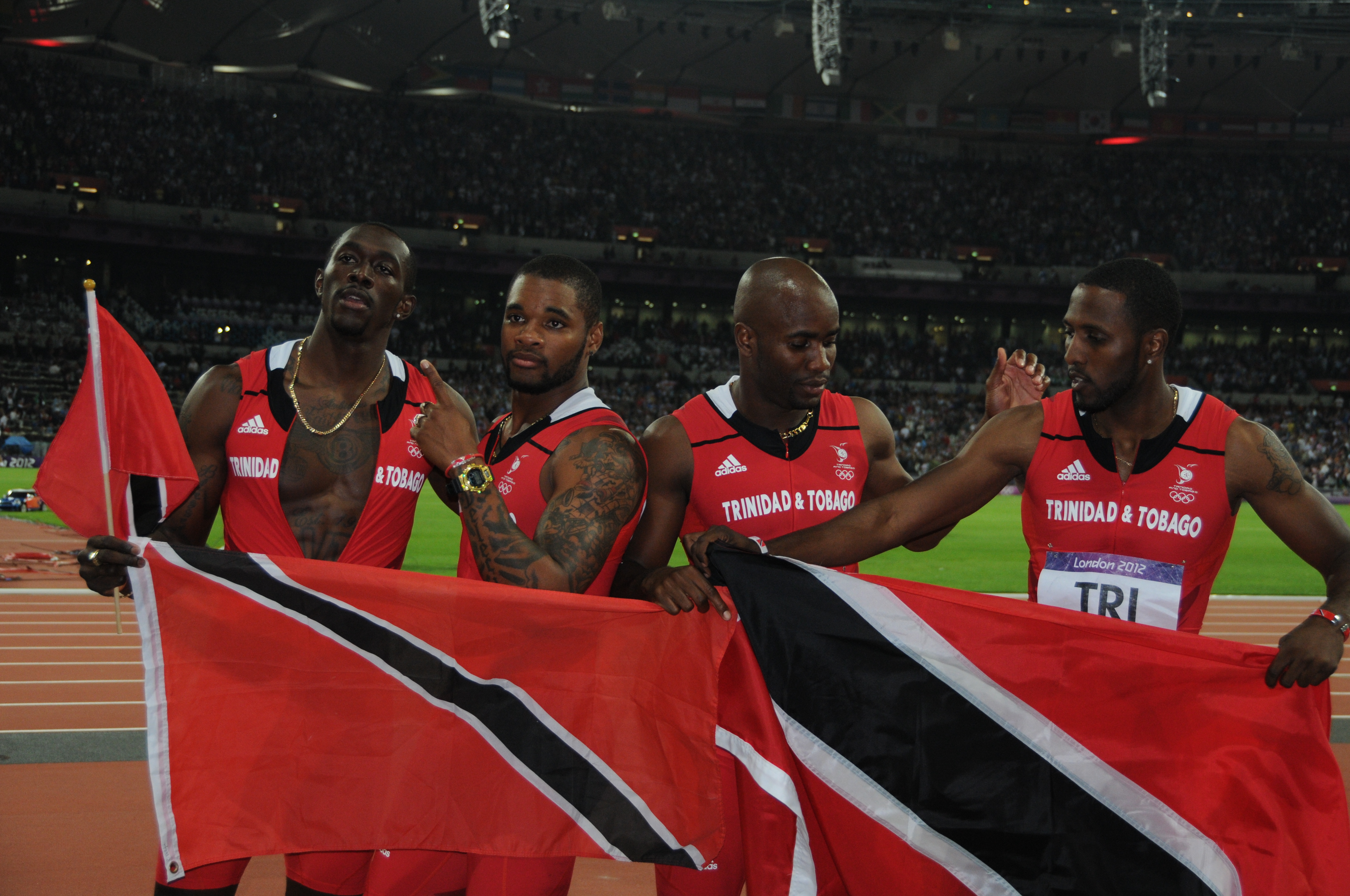 트리니다드 토바고는 2012년 런던 올림픽 남자 4x400m 계주에서 동메달을 획득했다.