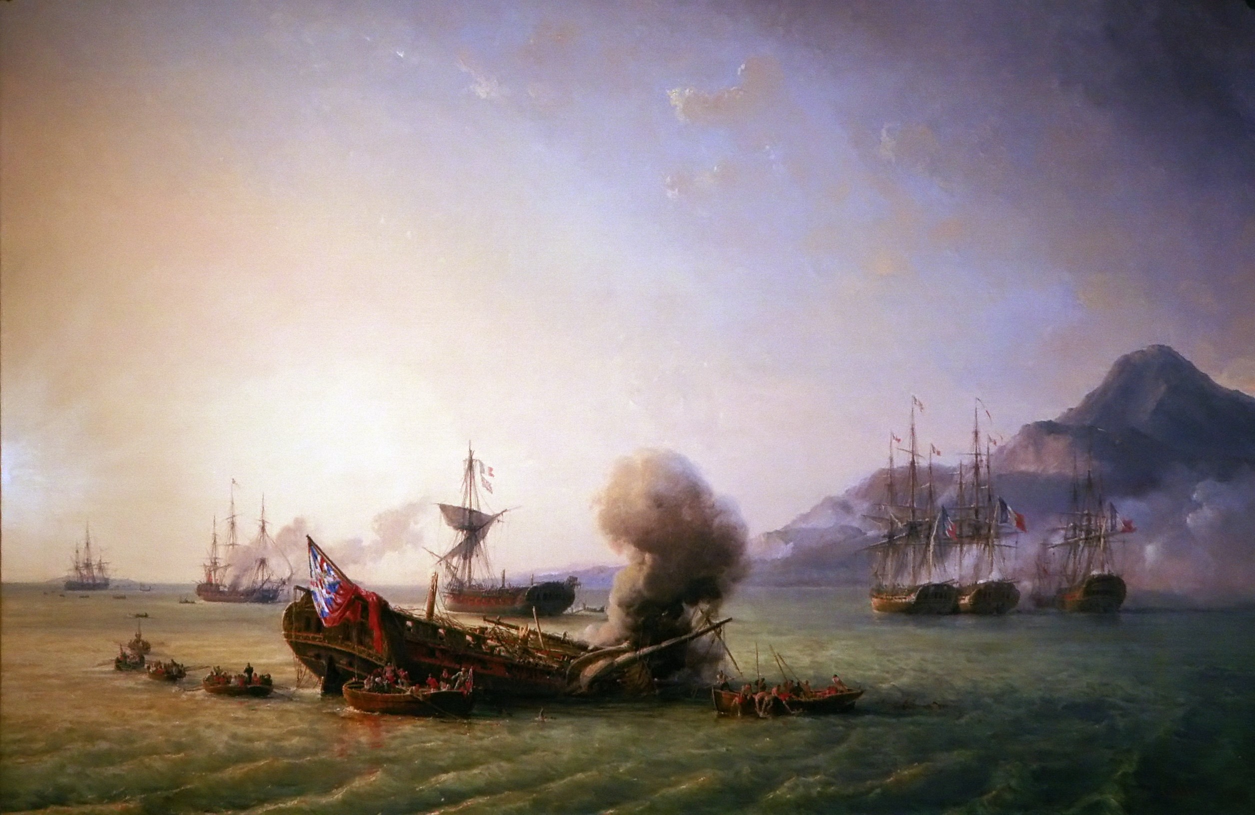 フランス海軍とイギリス海軍によるグラン・ポートの戦い、1810年8月20日～27日