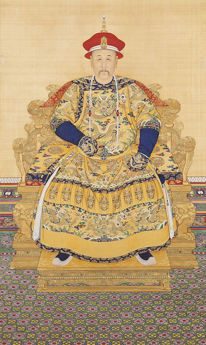 궁정 복장을 한 옹정제 초상화