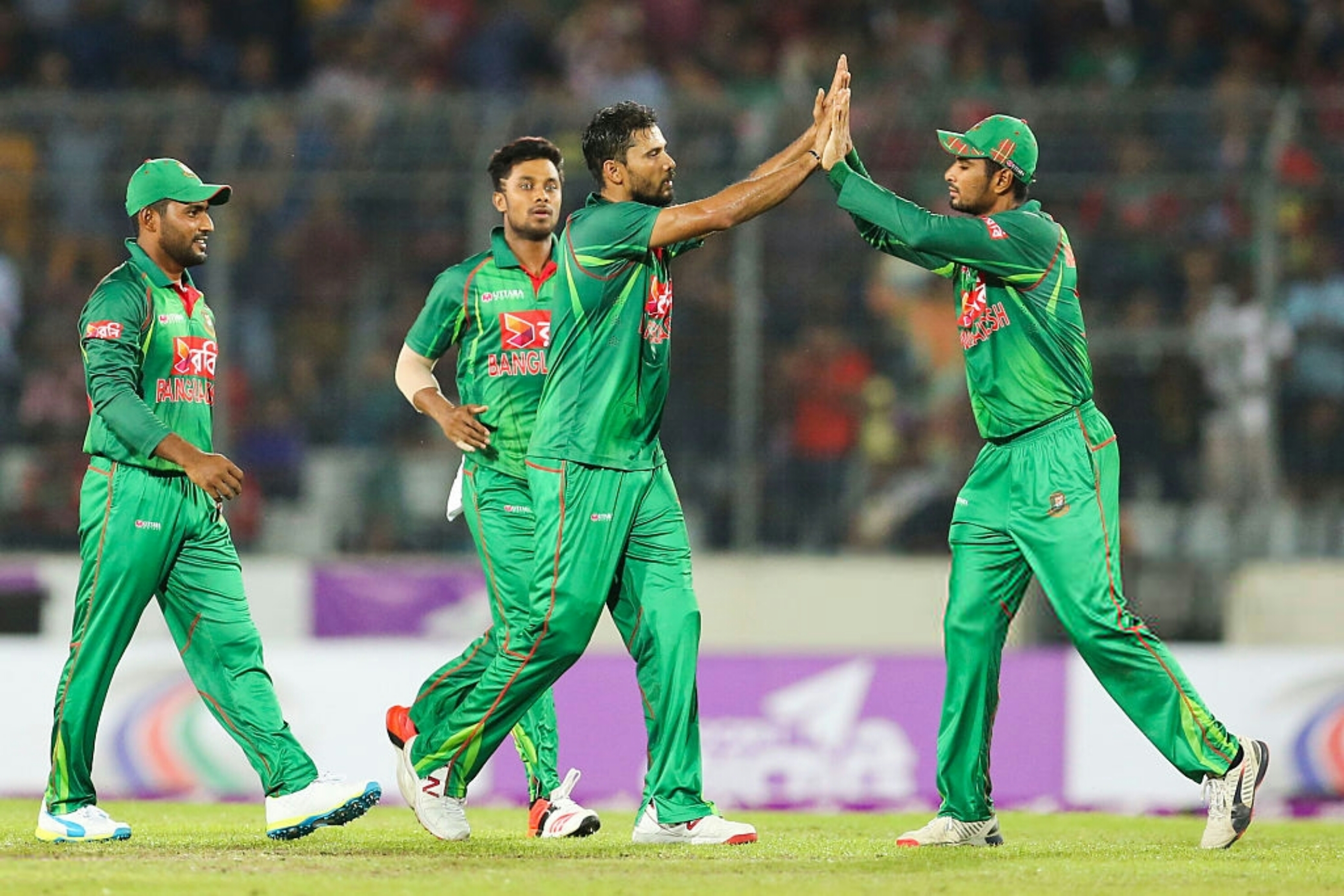 The Bangladesh national cricket team.