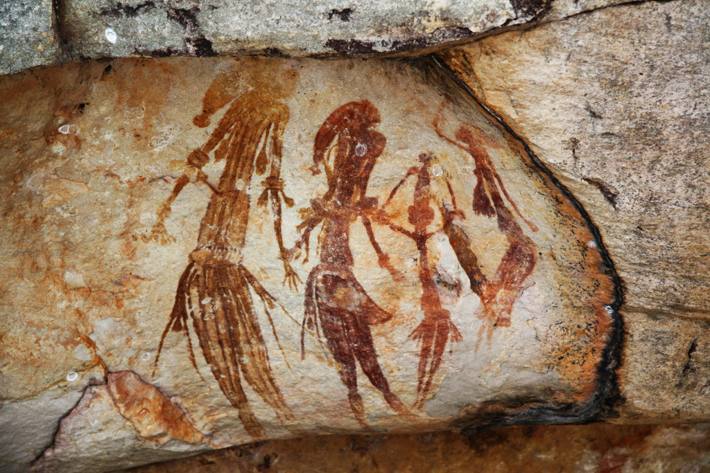 Seni cadas Aborigin di wilayah Kimberley, Australia Barat