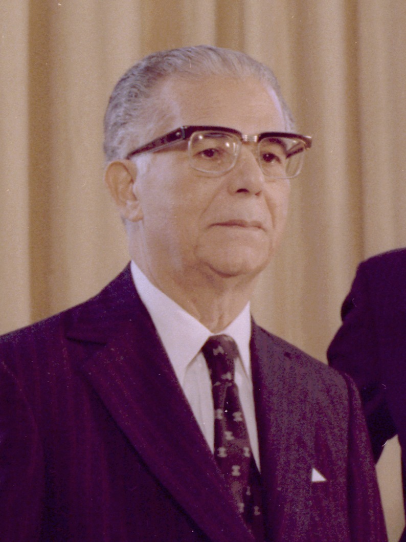Joaquín Balaguer, who dominated Dominican politics for much of the late 20th century, serving multiple presidential terms marked by authoritarian tendencies and infrastructure projects.