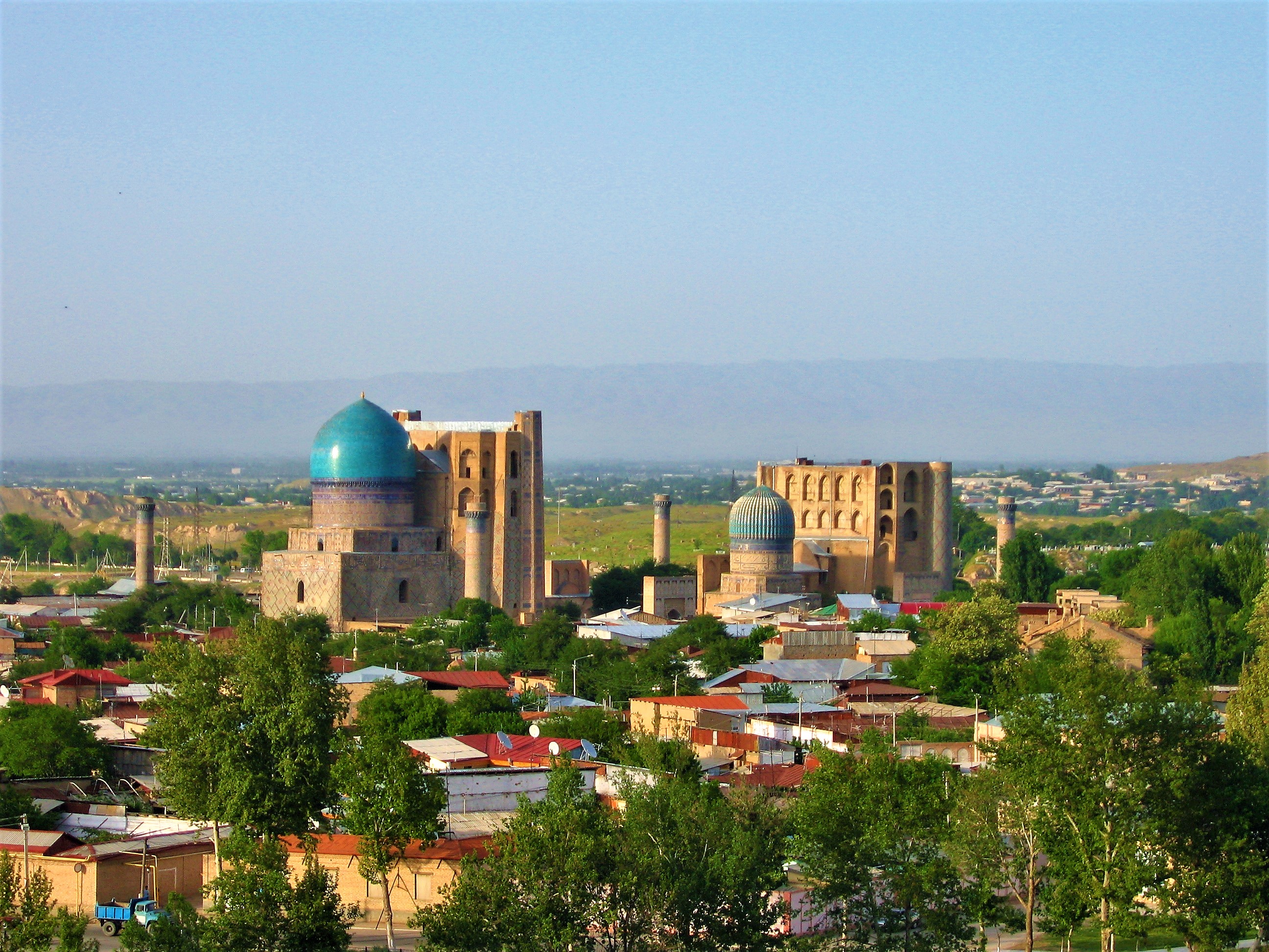 Pemandangan Samarkand dari atas