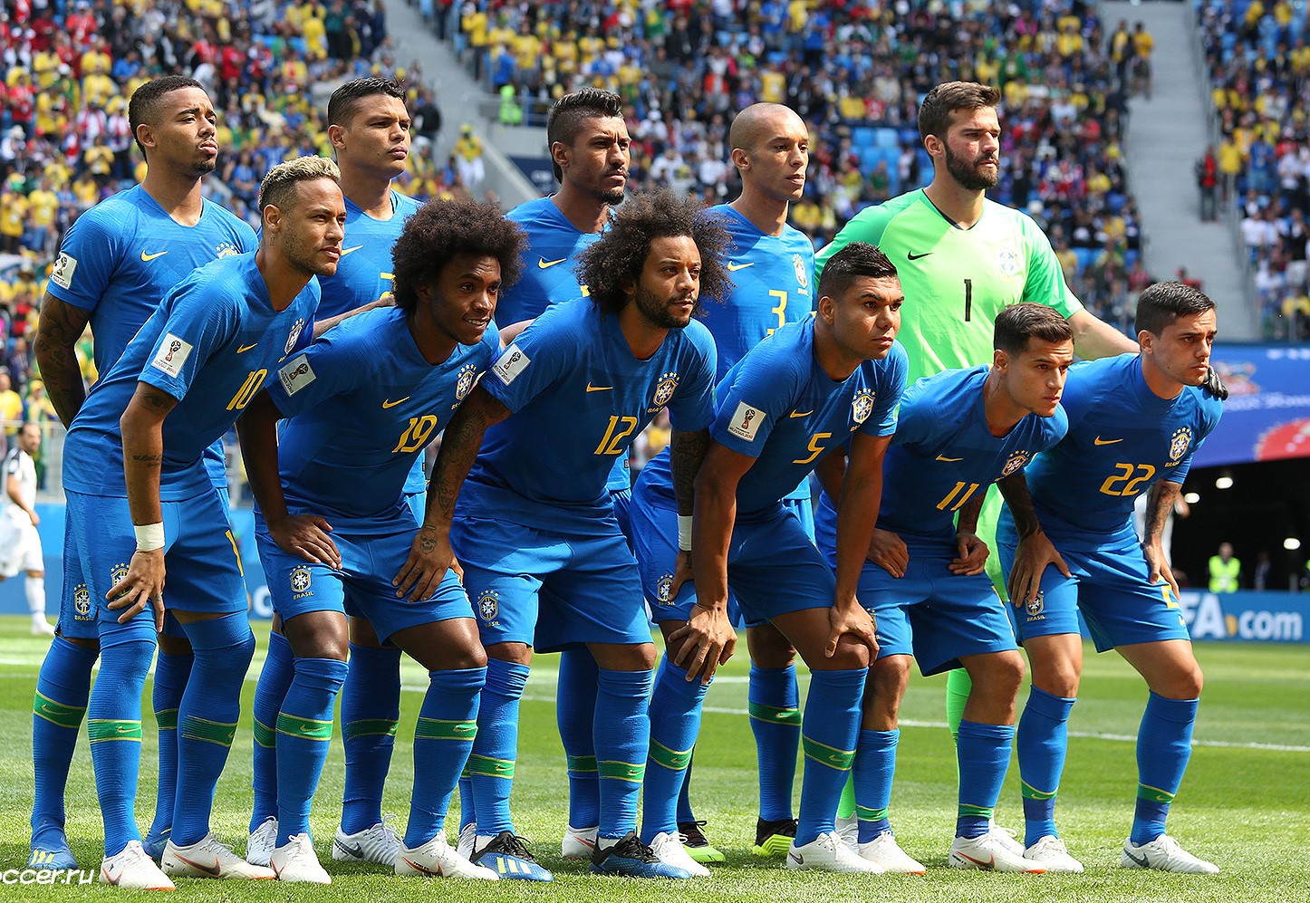 Brazil national football team (2018).