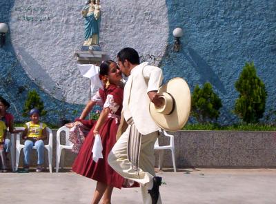 The Marinera Norteña, a traditional Peruvian couple dance characterized by its elegance and handkerchief play.