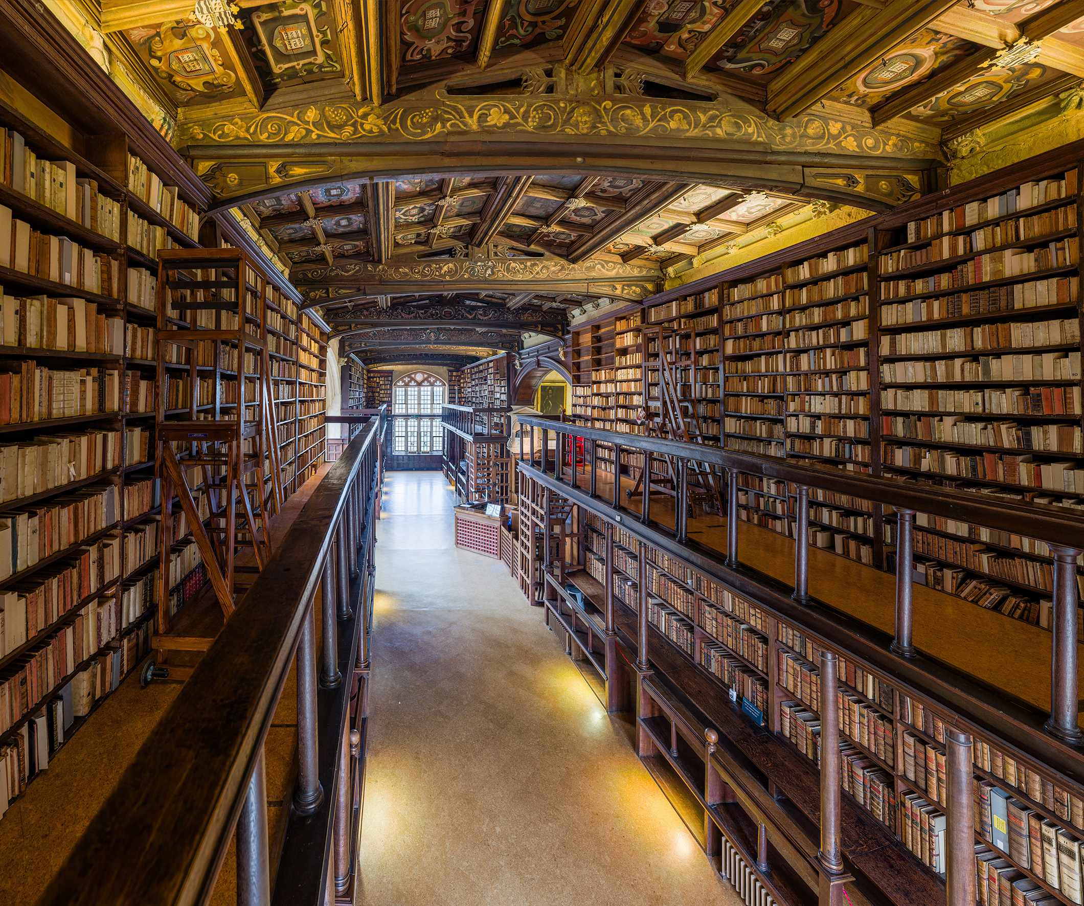 Duke Humfrey's Library, part of the Bodleian Library at Oxford University