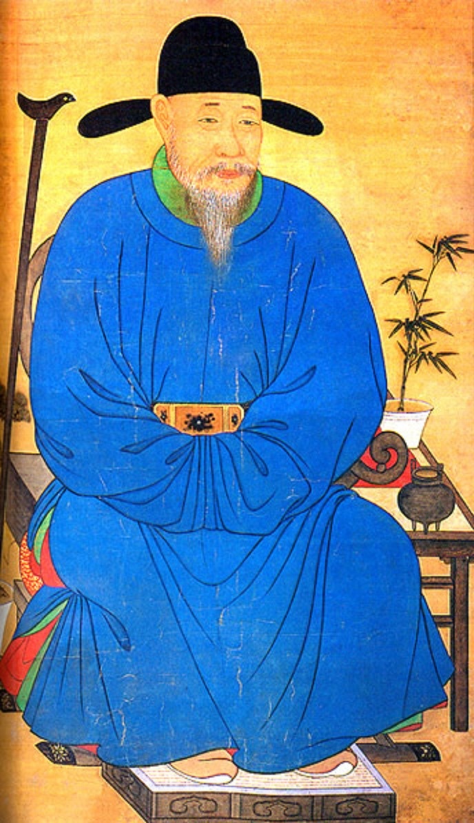 조선 세종 시대 좌의정을 지낸 하연의 초상