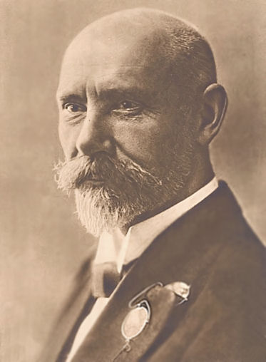 Jānis Čakste (1859-1927), the first president of Latvia.