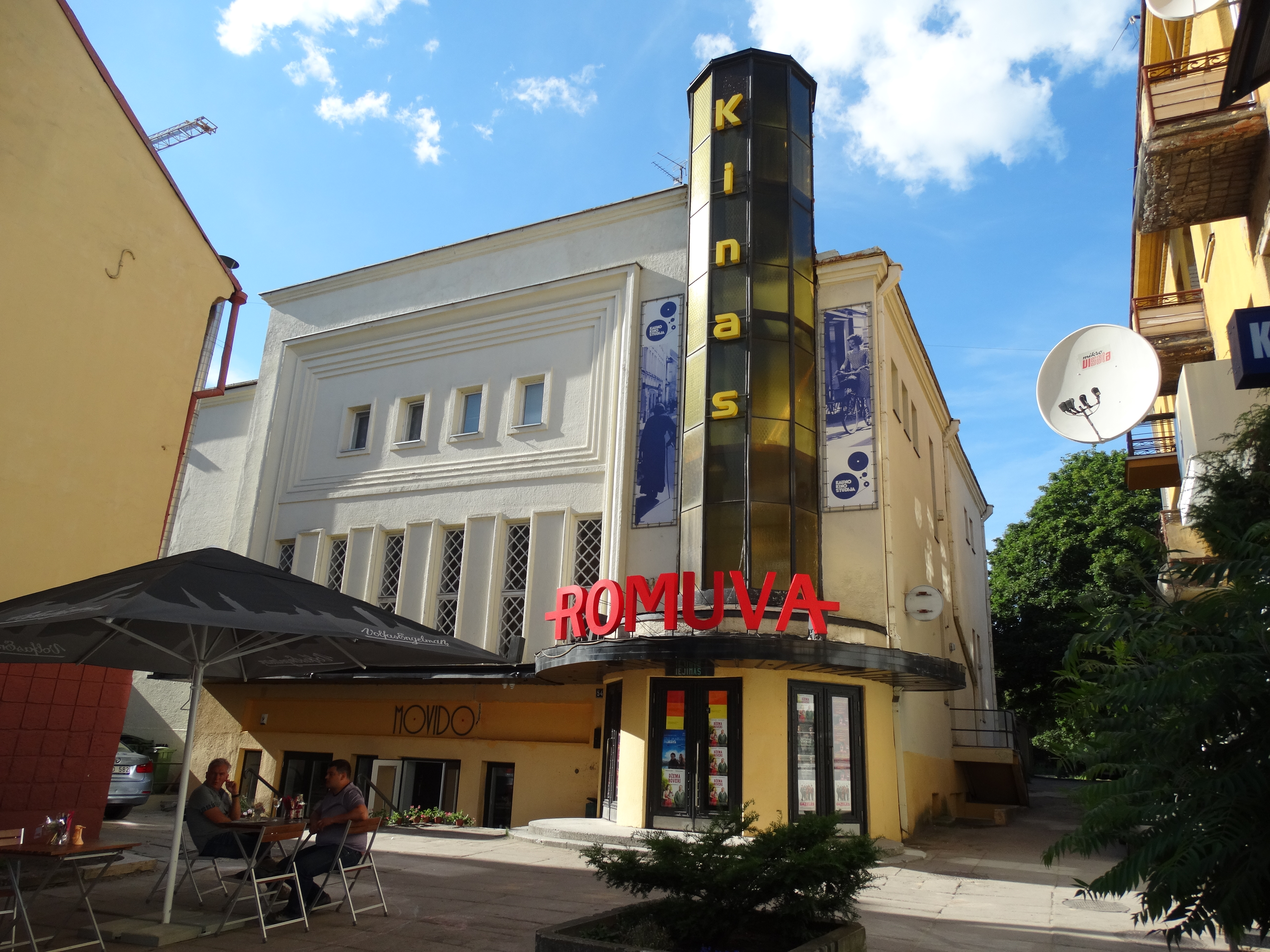 Romuva Cinema in Kaunas, the oldest still operational cinema in Lithuania, opened in 1940.