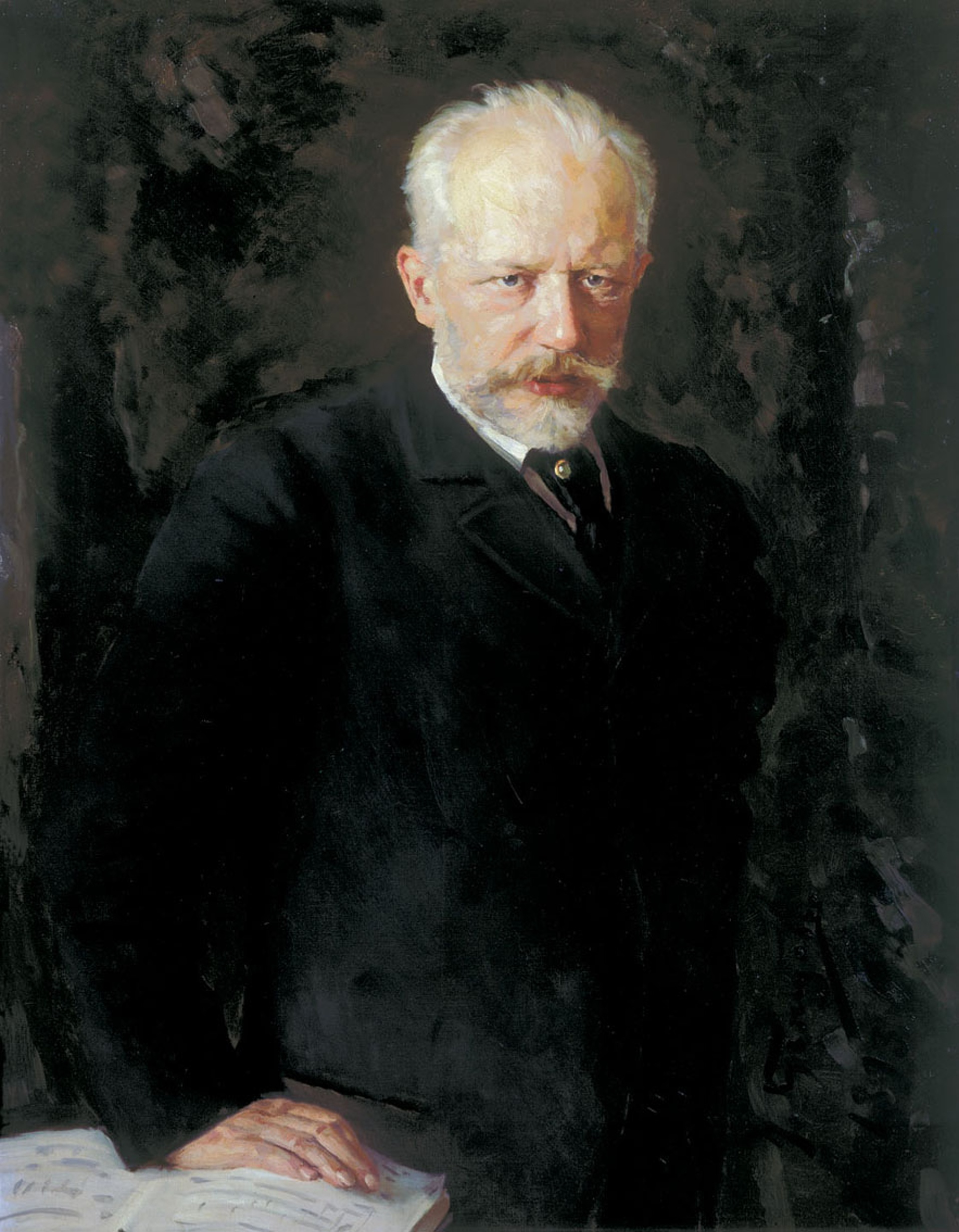 Pyotr Ilyich Tchaikovsky (1840-1893), trong một bức tranh năm 1893 của Nikolai Dmitriyevich Kuznetsov