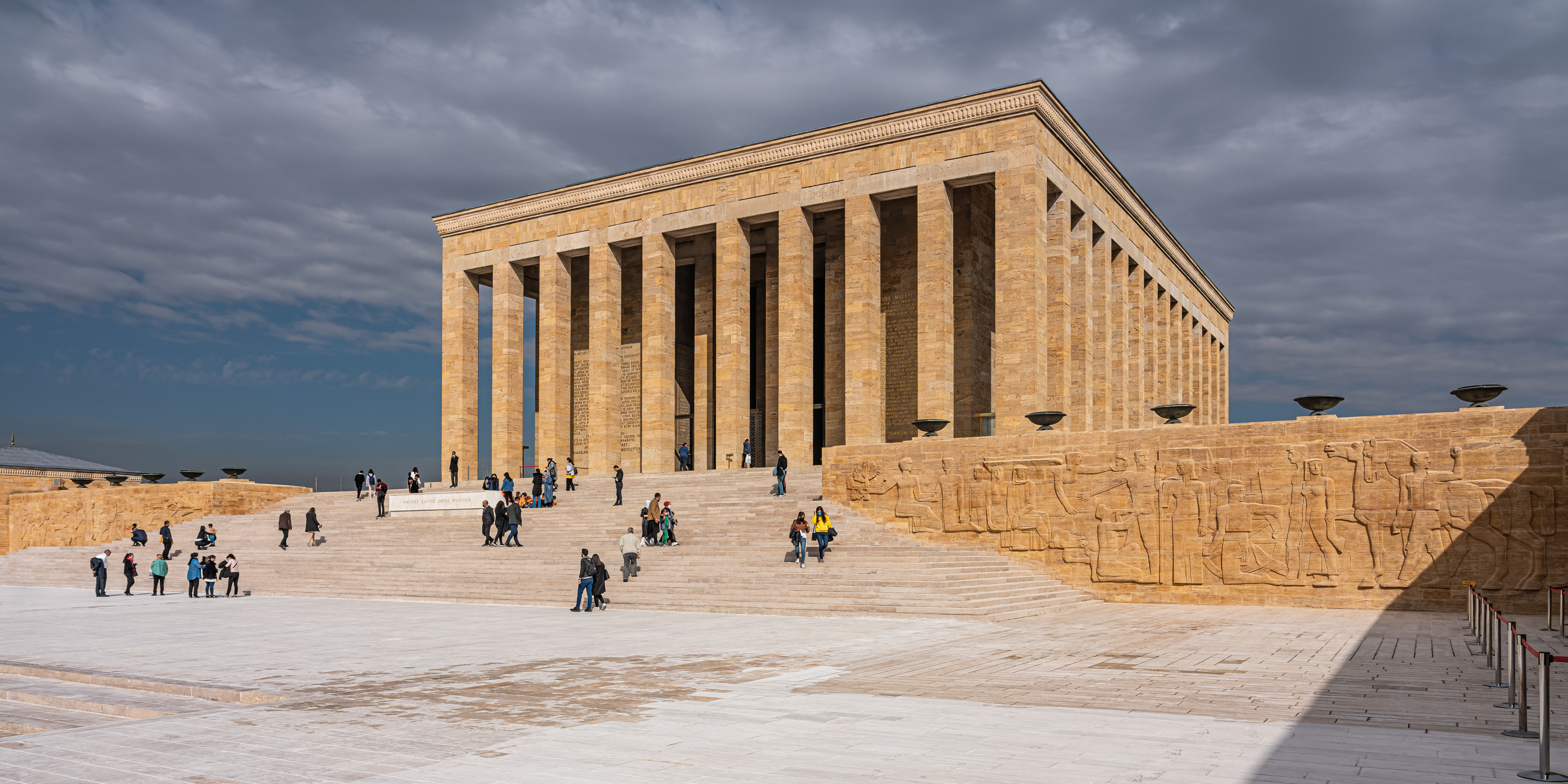 Anıtkabir di Ankara telah siap pada tahun 1953 untuk menjadi makam Mustafa Kemal Atatürk.