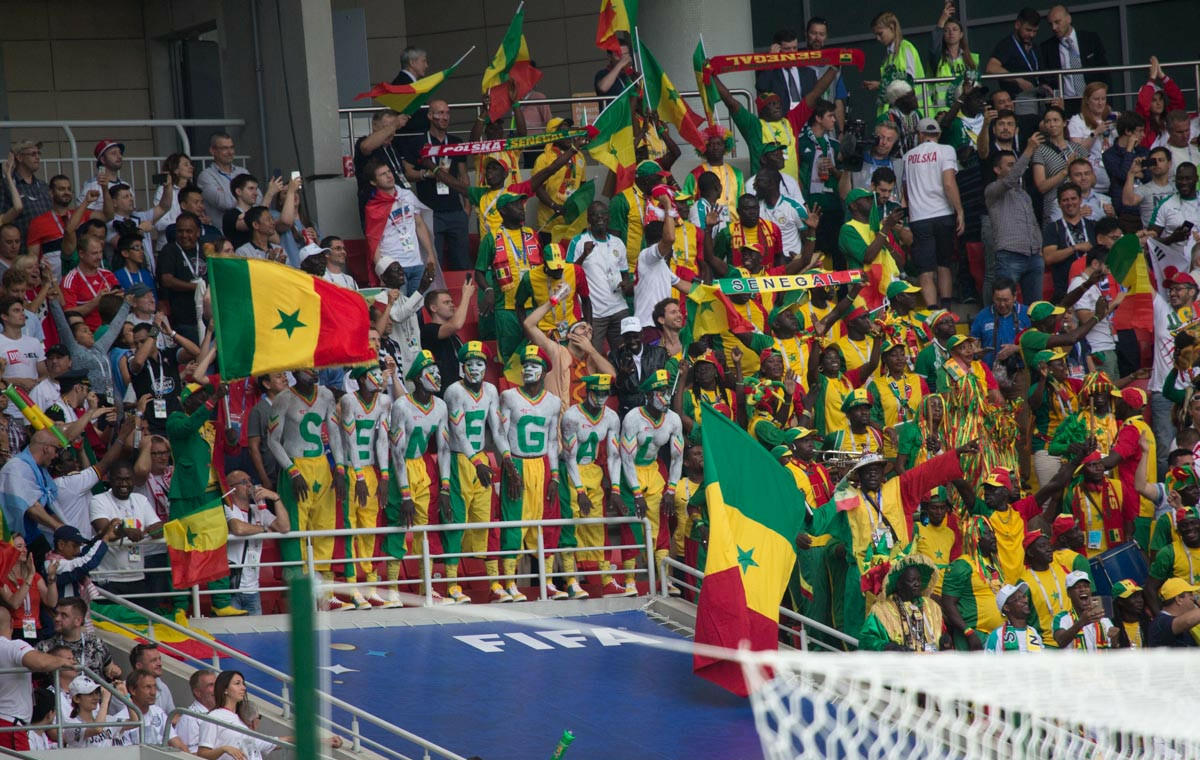 Cổ động viên bóng đá Sénégal tại Giải vô địch bóng đá thế giới 2018 ở Nga