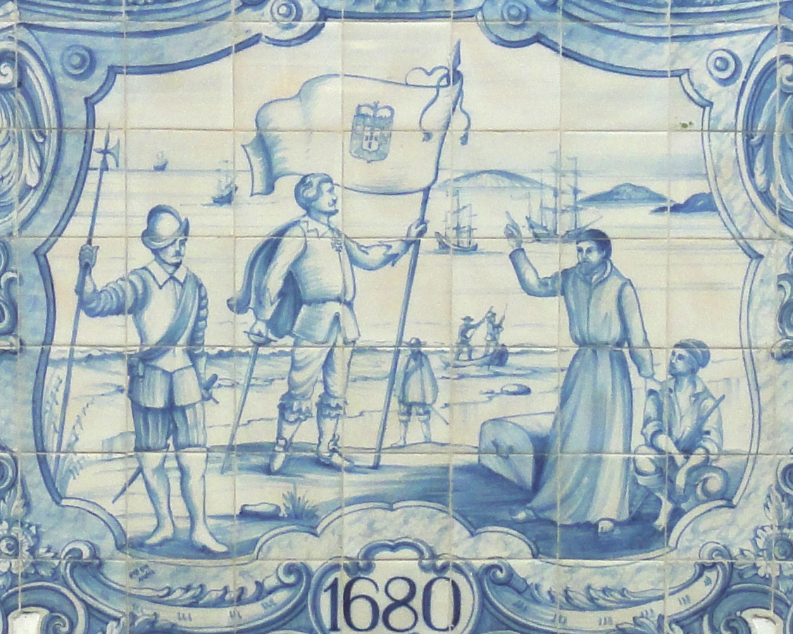 The Portuguese established Colonia del Sacramento in 1680.