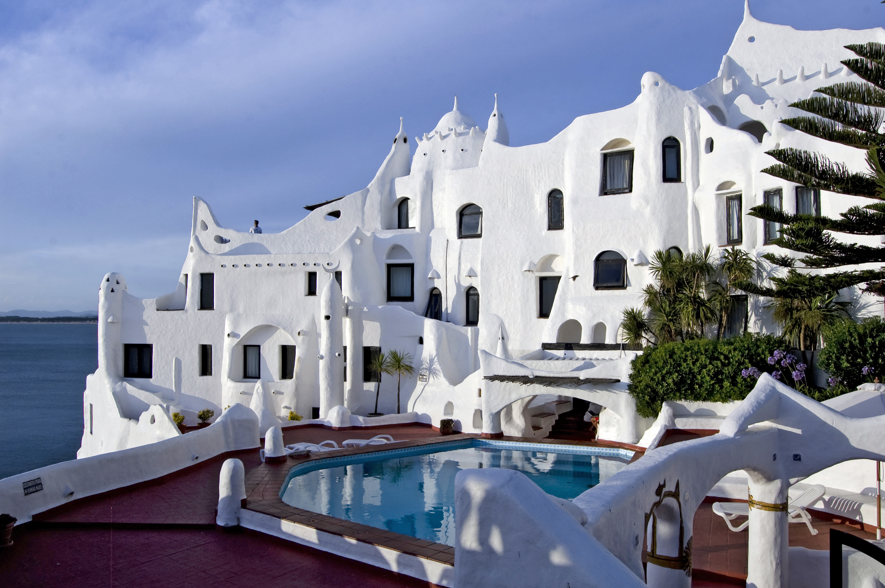 Carlos Páez Vilaró's iconic Casapueblo, a 