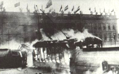 The Bogotazo riots in 1948, a pivotal event stemming from partisan tensions and social inequalities, which had a devastating impact on Bogotá and exacerbated nationwide violence.