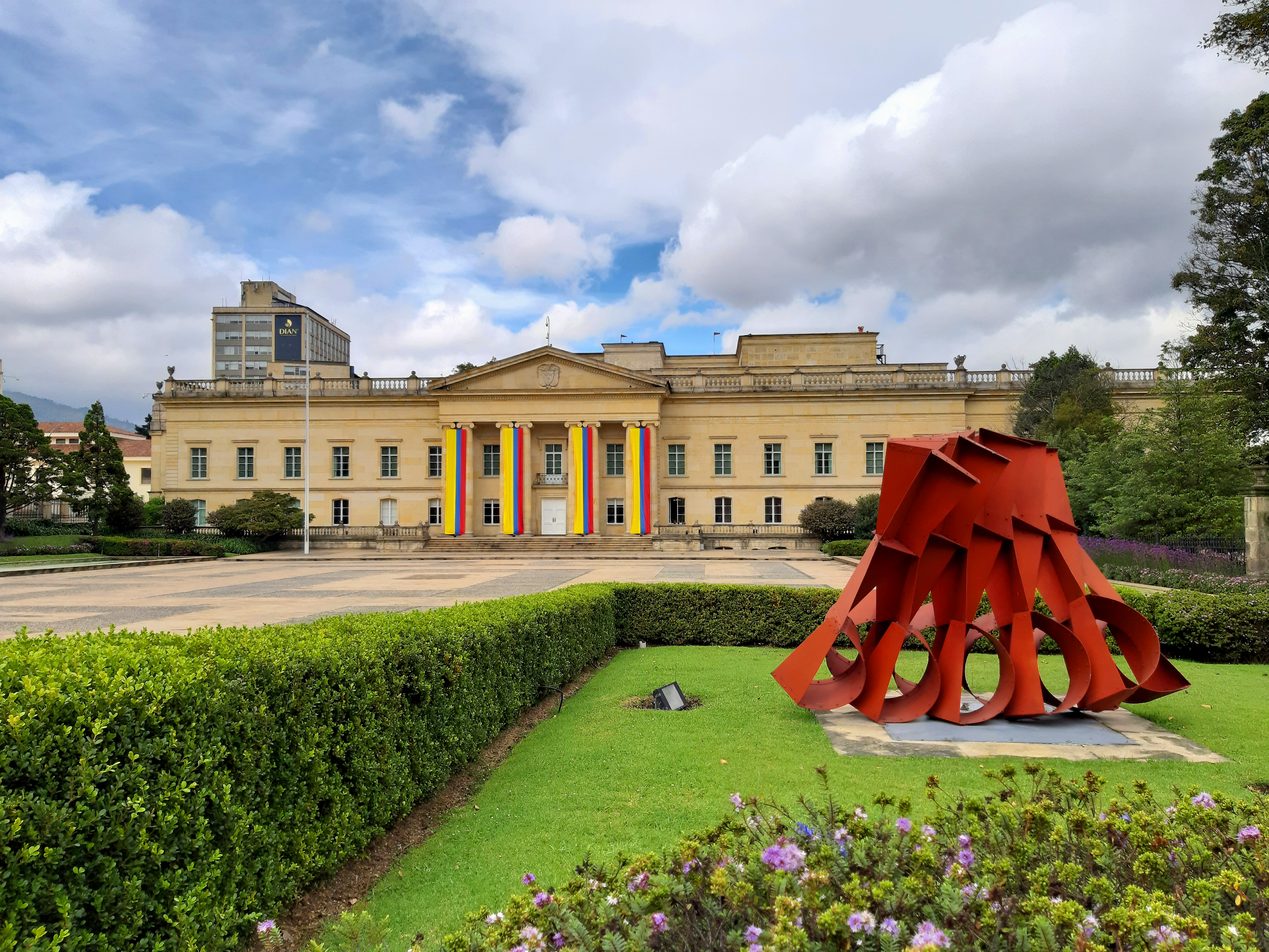 The Casa de Nariño serves as the official residence and principal workplace of the President of Colombia, symbolizing the executive branch of the Colombian government and its role in national policy-making and democratic governance.