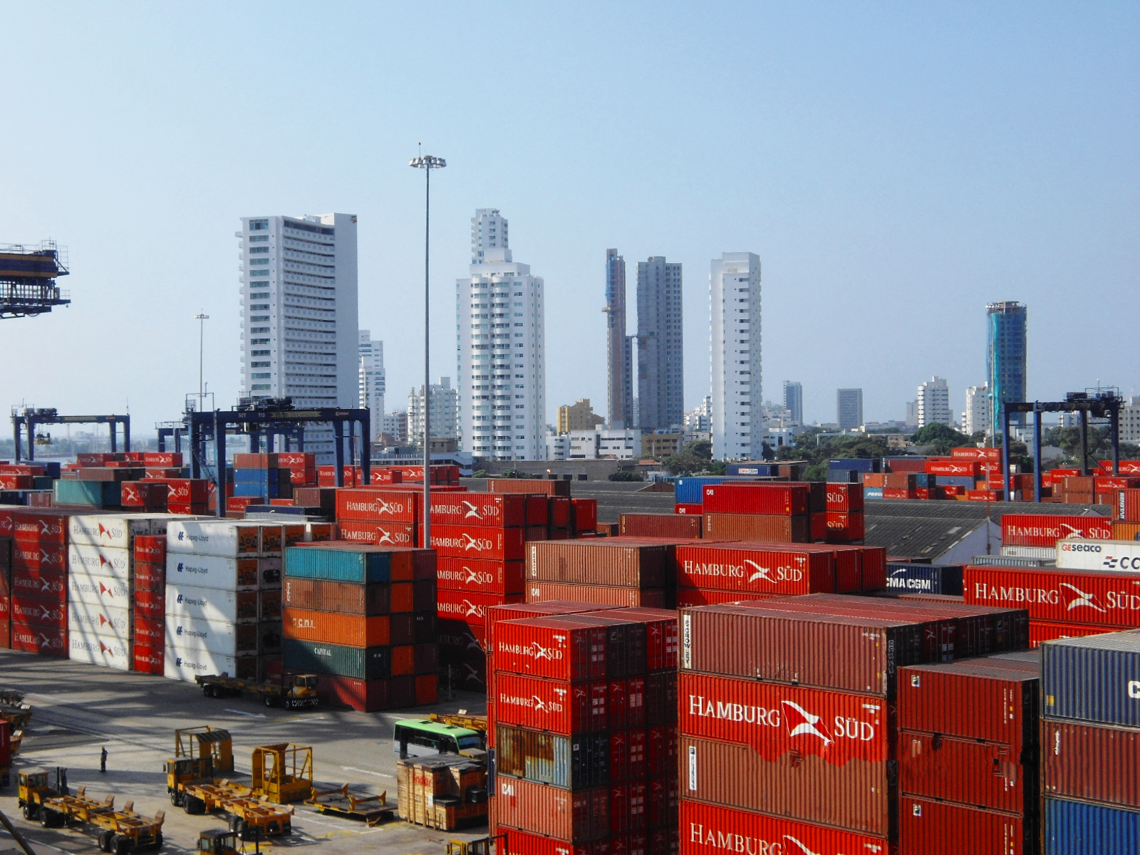 Port of Cartagena. Efficient port infrastructure is vital for Colombia's trade and economic development, facilitating the movement of goods and supporting equitable growth by connecting various regions to international markets.