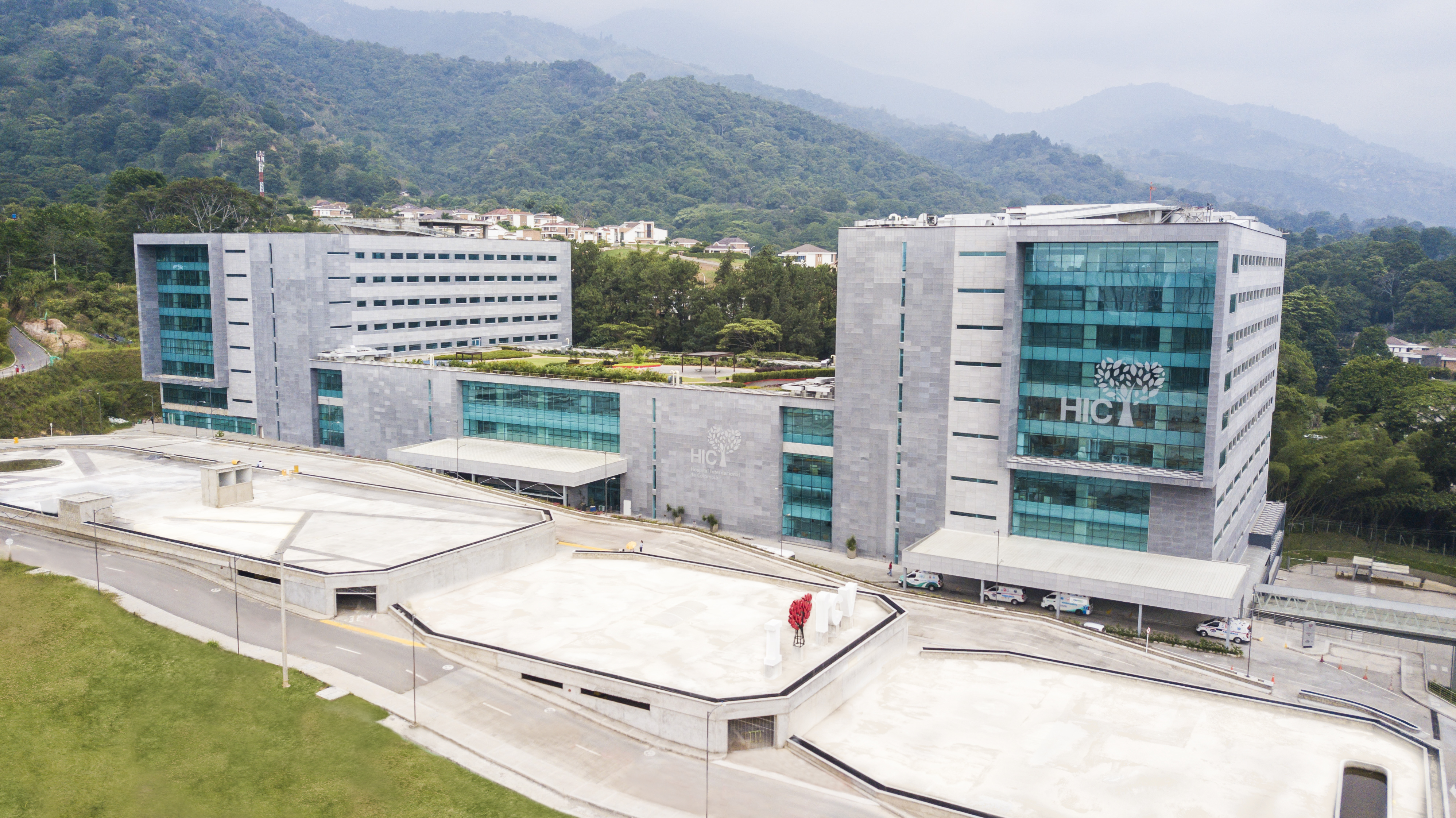 The Hospital Internacional de Colombia (HIC) in Bucaramanga. Colombia has made significant strides in healthcare, with several institutions recognized among Latin America's best, though ensuring equitable access to quality medical services for all citizens across different social groups and regions remains a key challenge for public health policy.